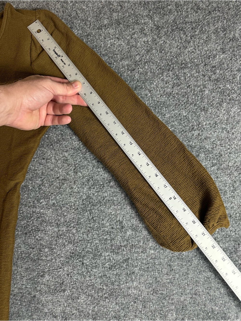 Madewell Texture & Thread Ribbed V-Neck Dress Size Medium - Picture 5 of 7